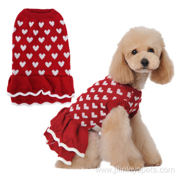 Wholesale Soft Pet Dog Sweater Dress